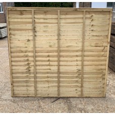 Waney Lap Fence Panels - Green Treated Waney Lap Fence Panels - Green Treated